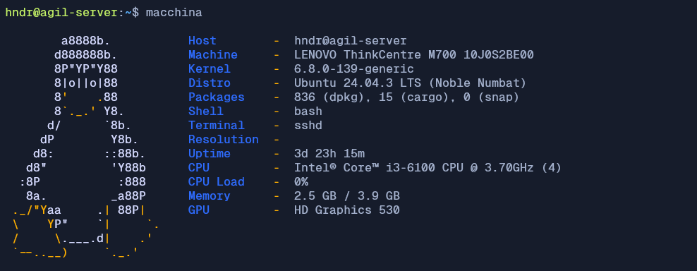 Spesifikasi ThinkCentre M700
