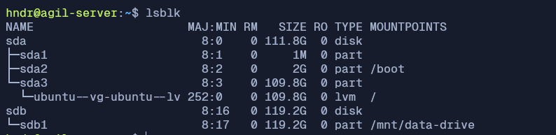 Penyimpanan server