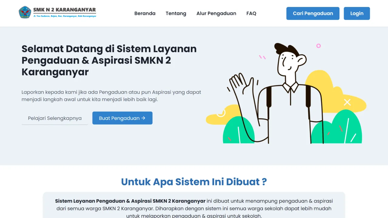 Thumbnail for project Pengaduan Sekolah