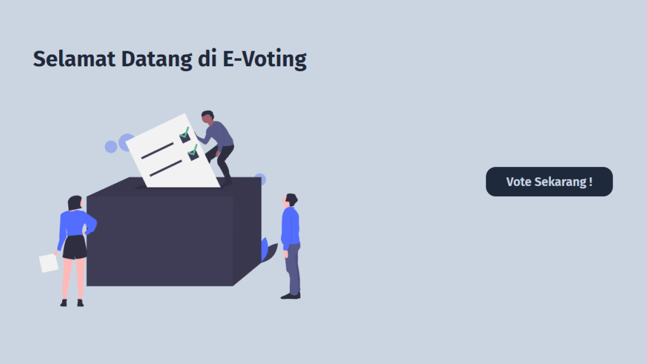 Image preview of E-Voting project