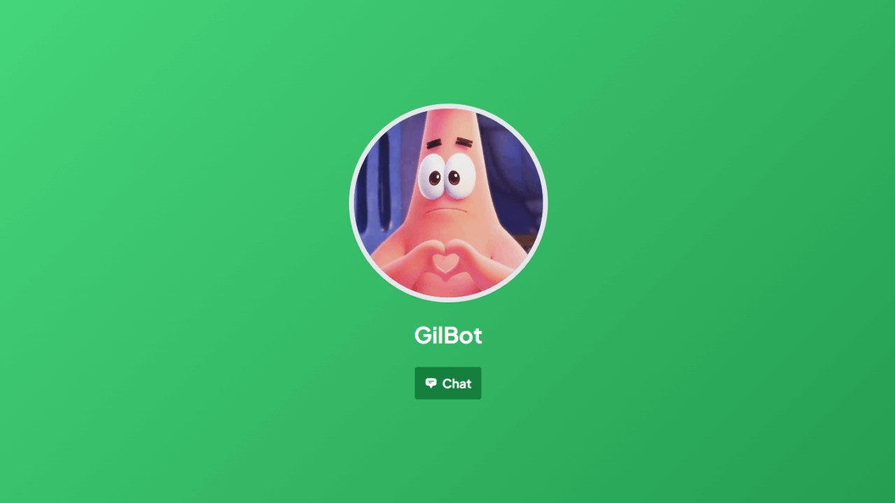 Image preview of GilBot project