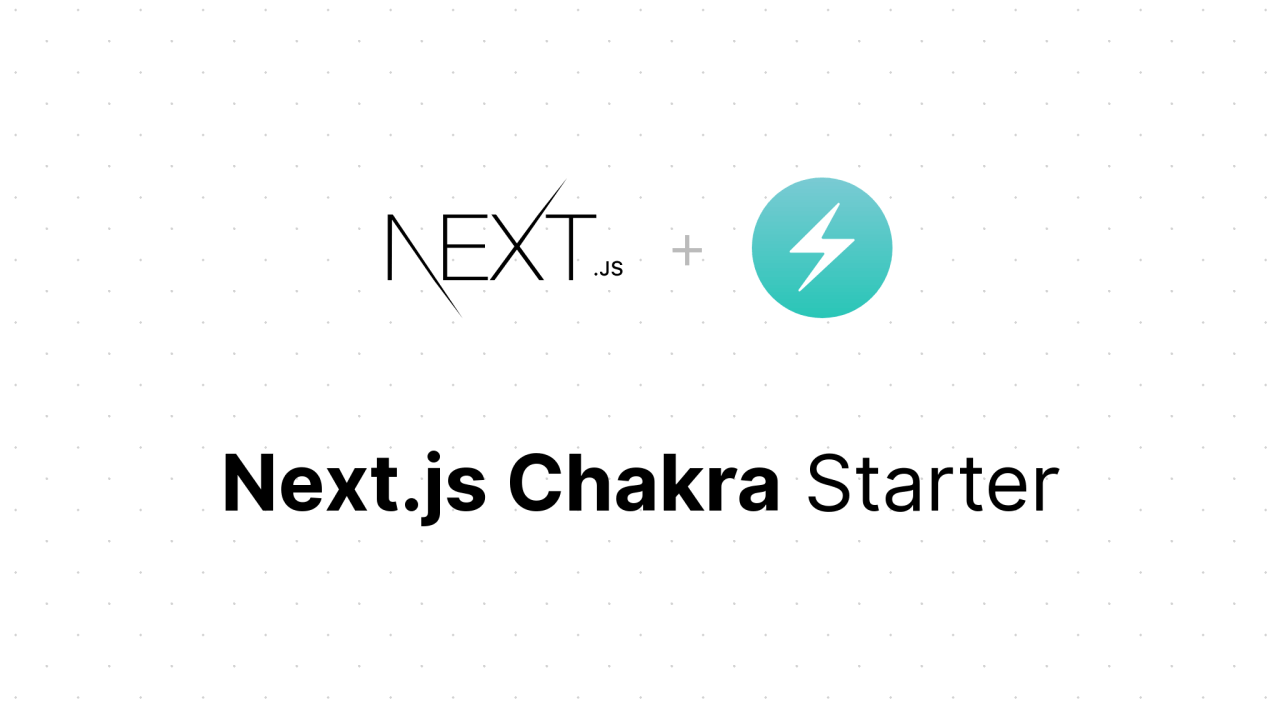 Image preview of Next.js Chakra Starter project